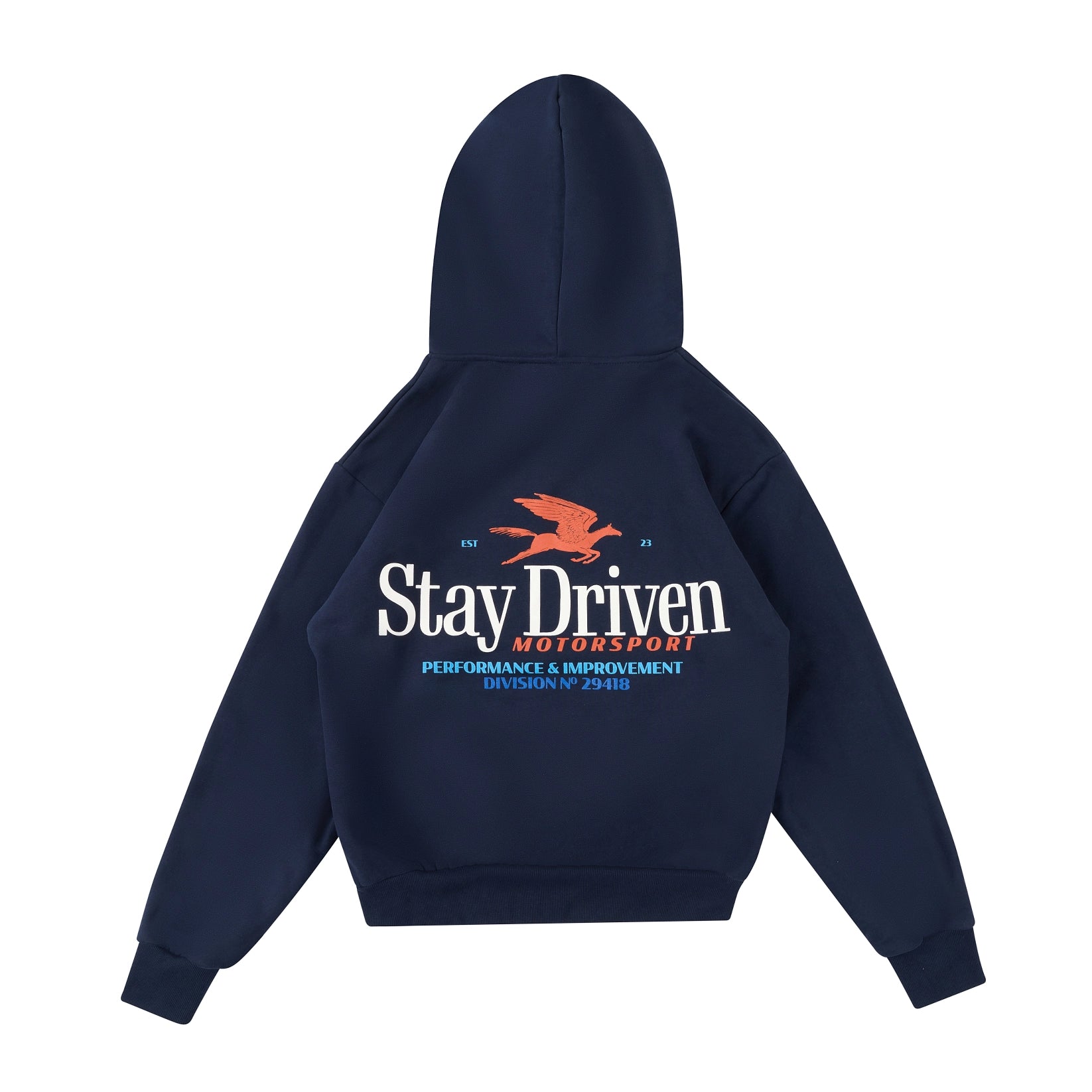 SD DTM Pullover Hoodie | Faded Navy