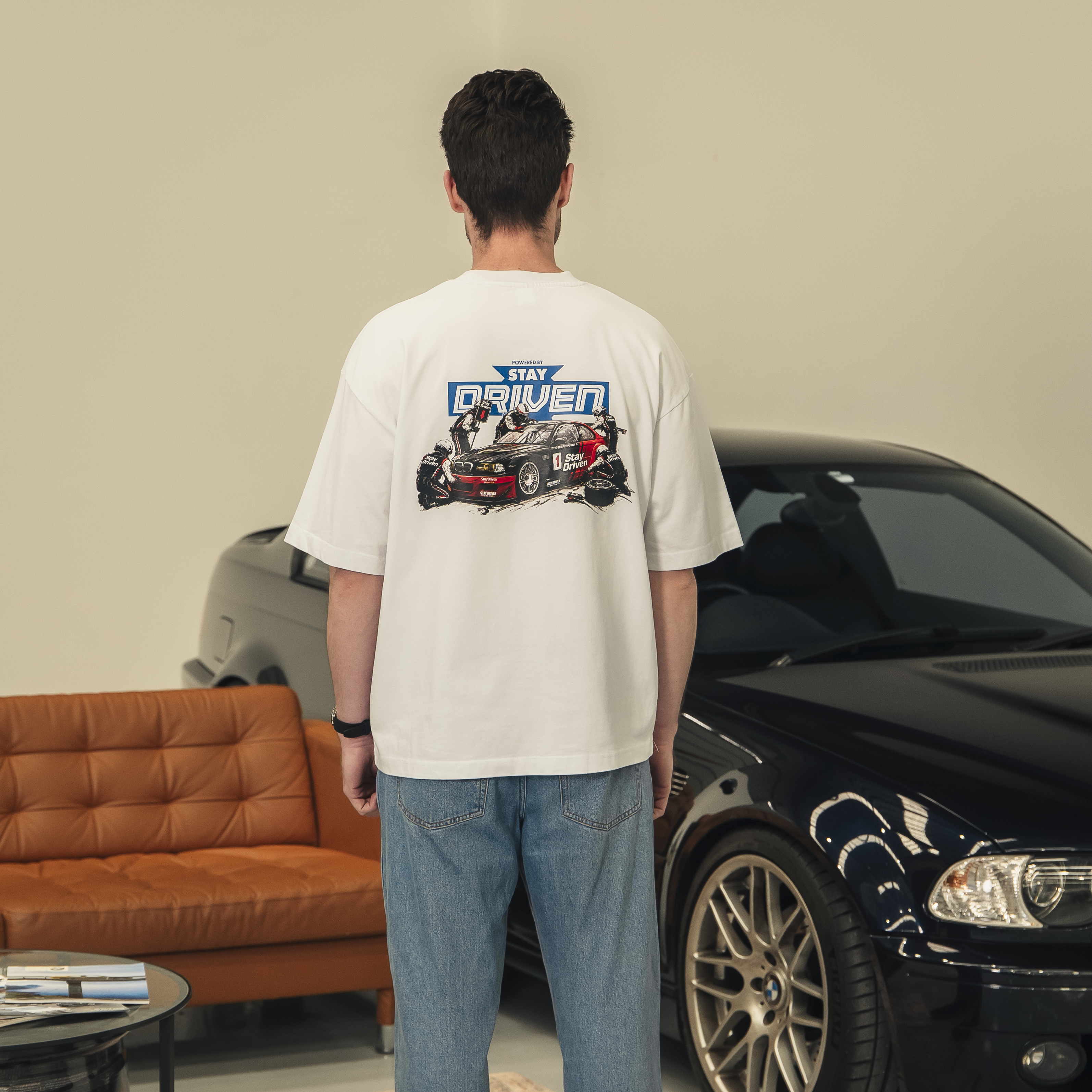 SD Pit Crew Tee | White