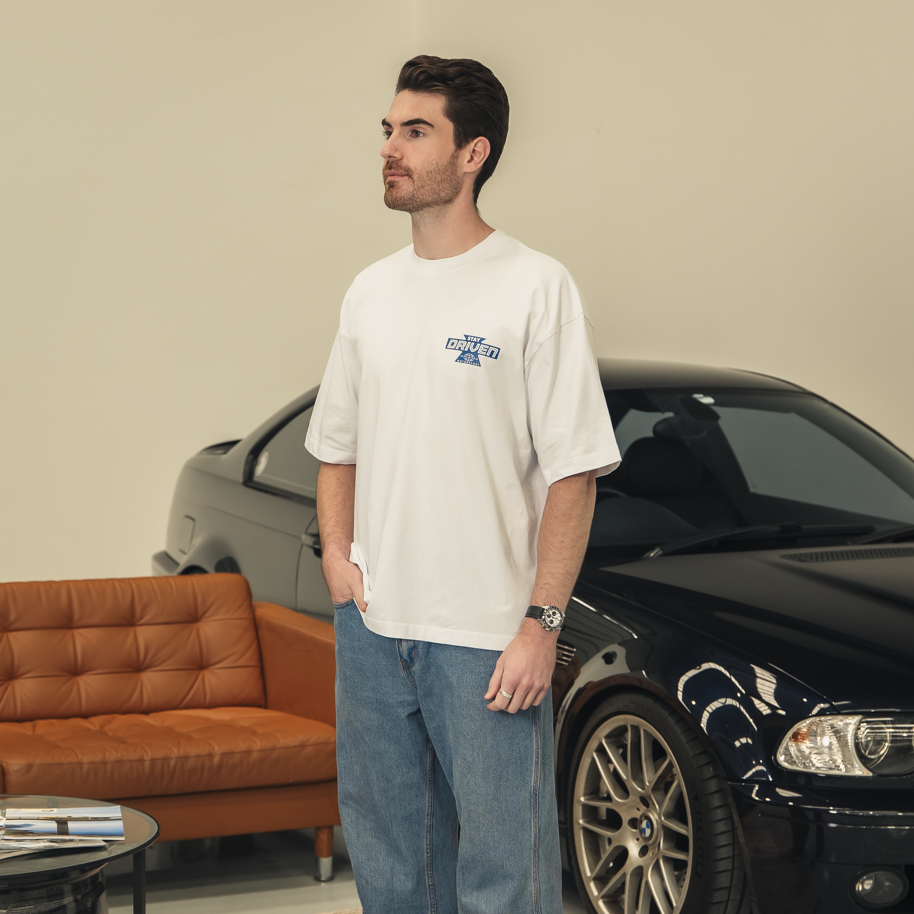 SD Pit Crew Tee | White