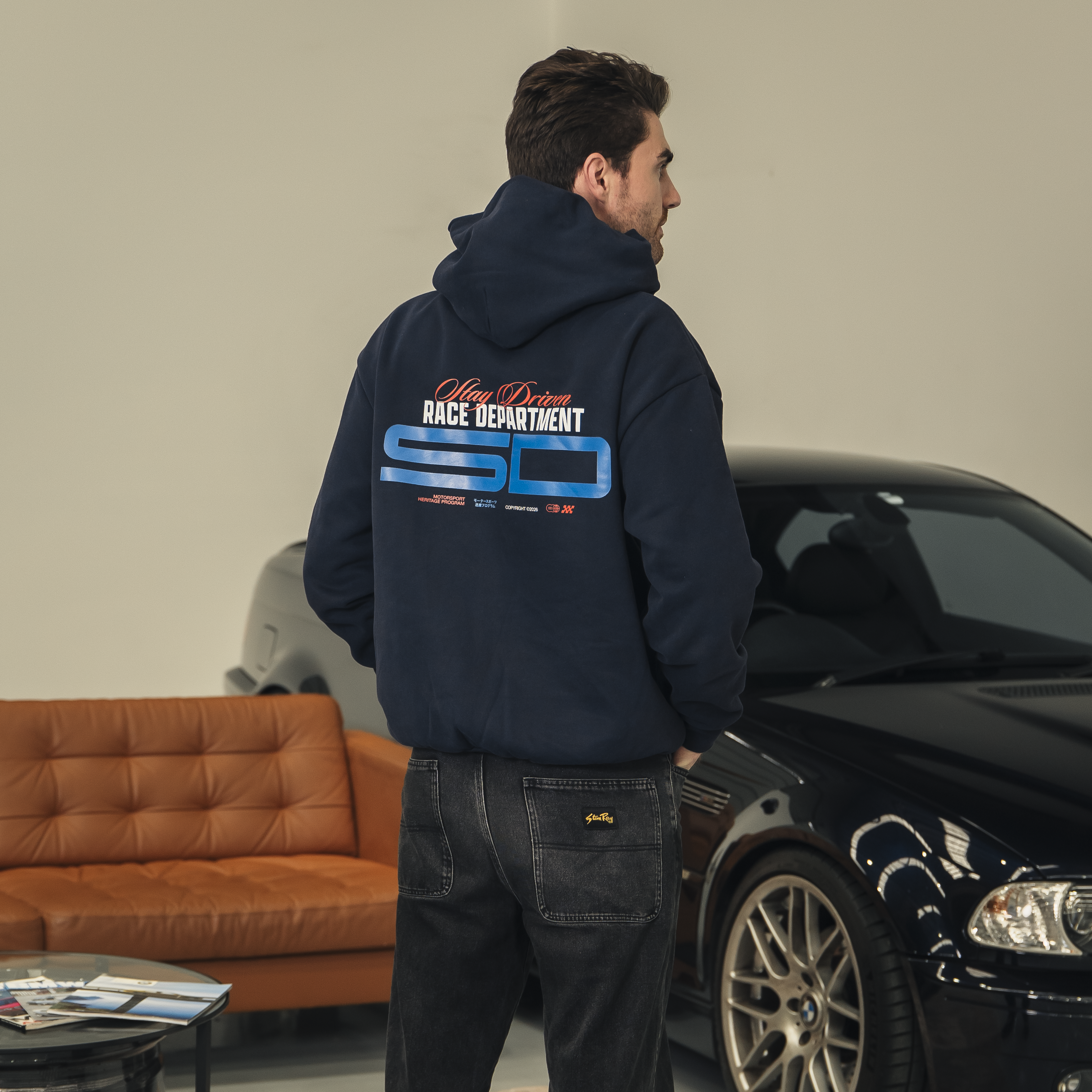SD Race Department Hoodie | Faded Navy