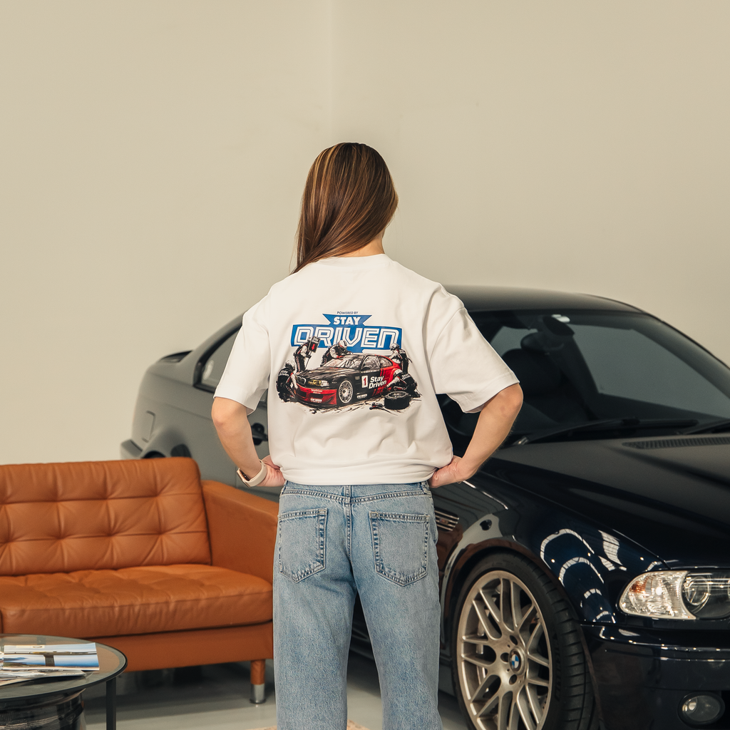 SD Pit Crew Tee | White