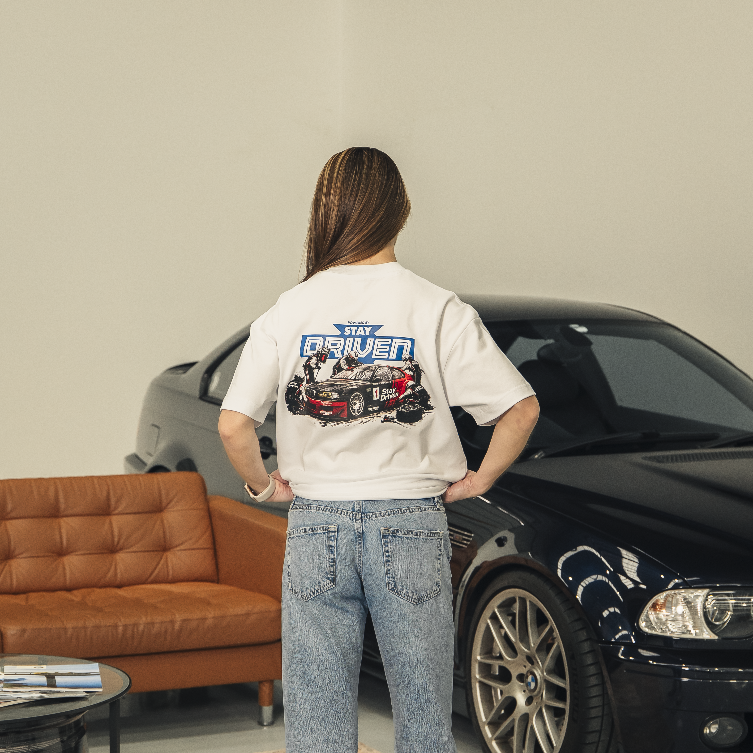 SD Pit Crew Tee | White