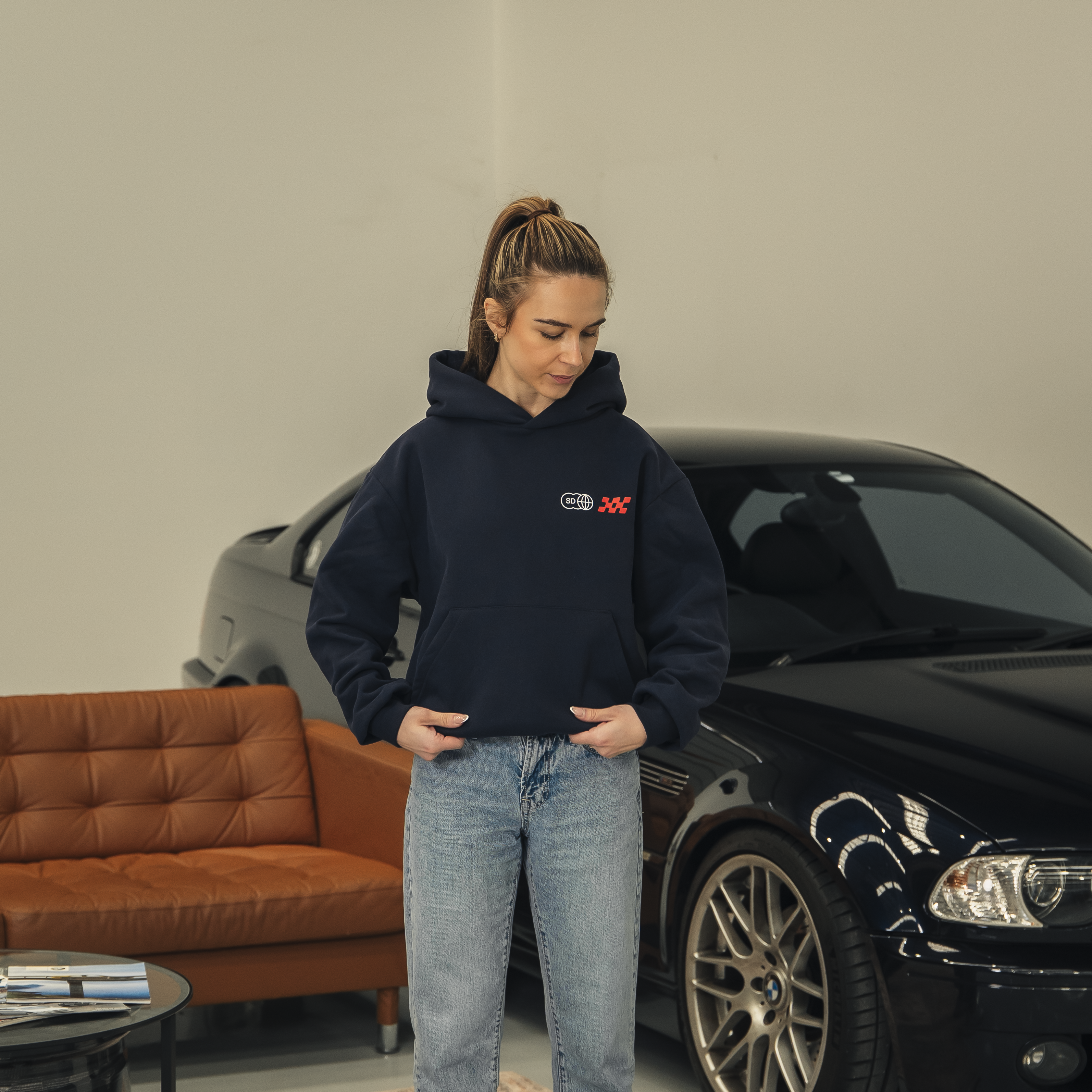 SD Race Department Hoodie | Faded Navy