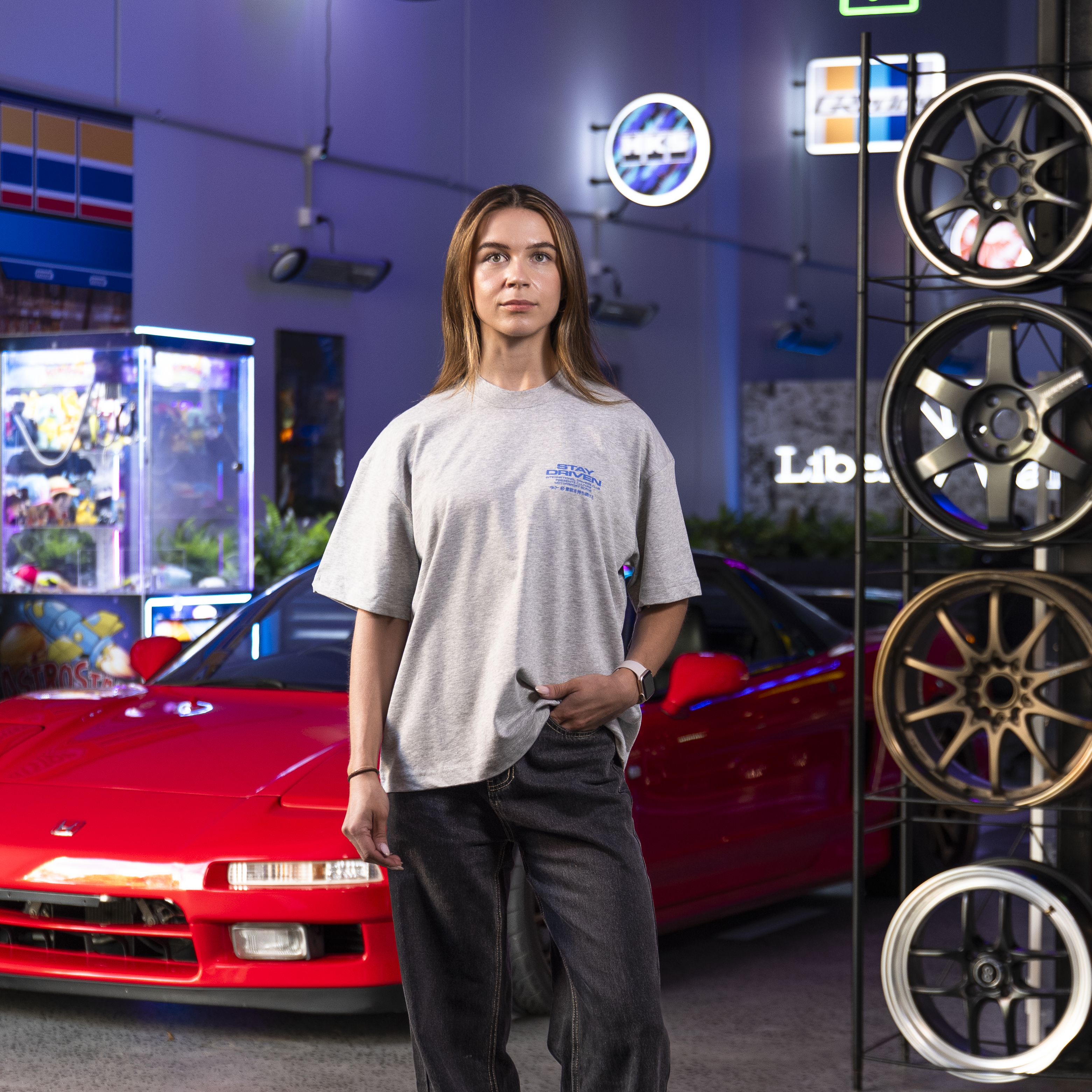 SD Akagiyama T-Shirt | Heather Grey