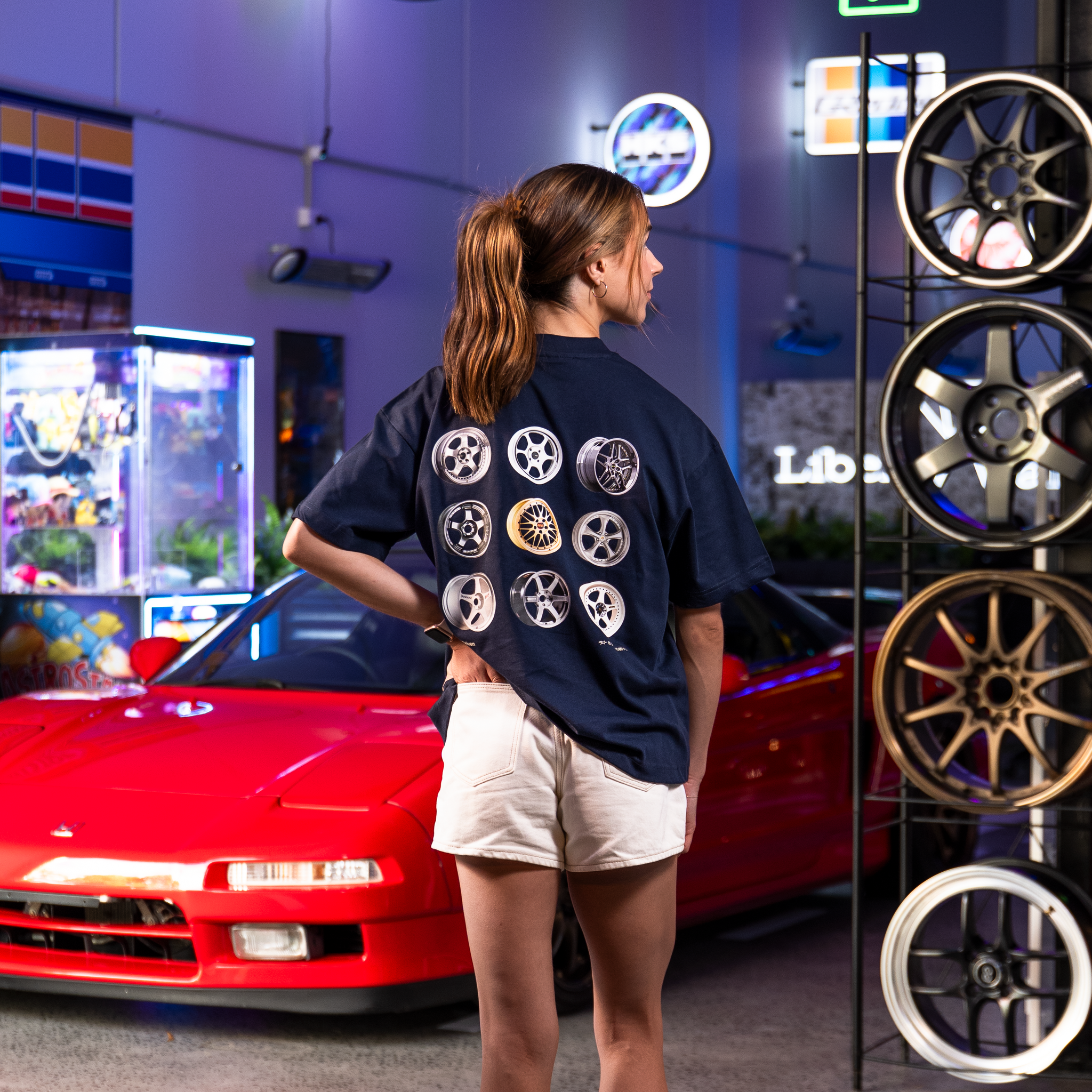 SD Wheel T-Shirt | Navy