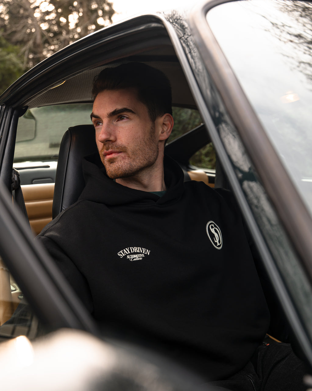SD Logo Pullover Hoodie | Black