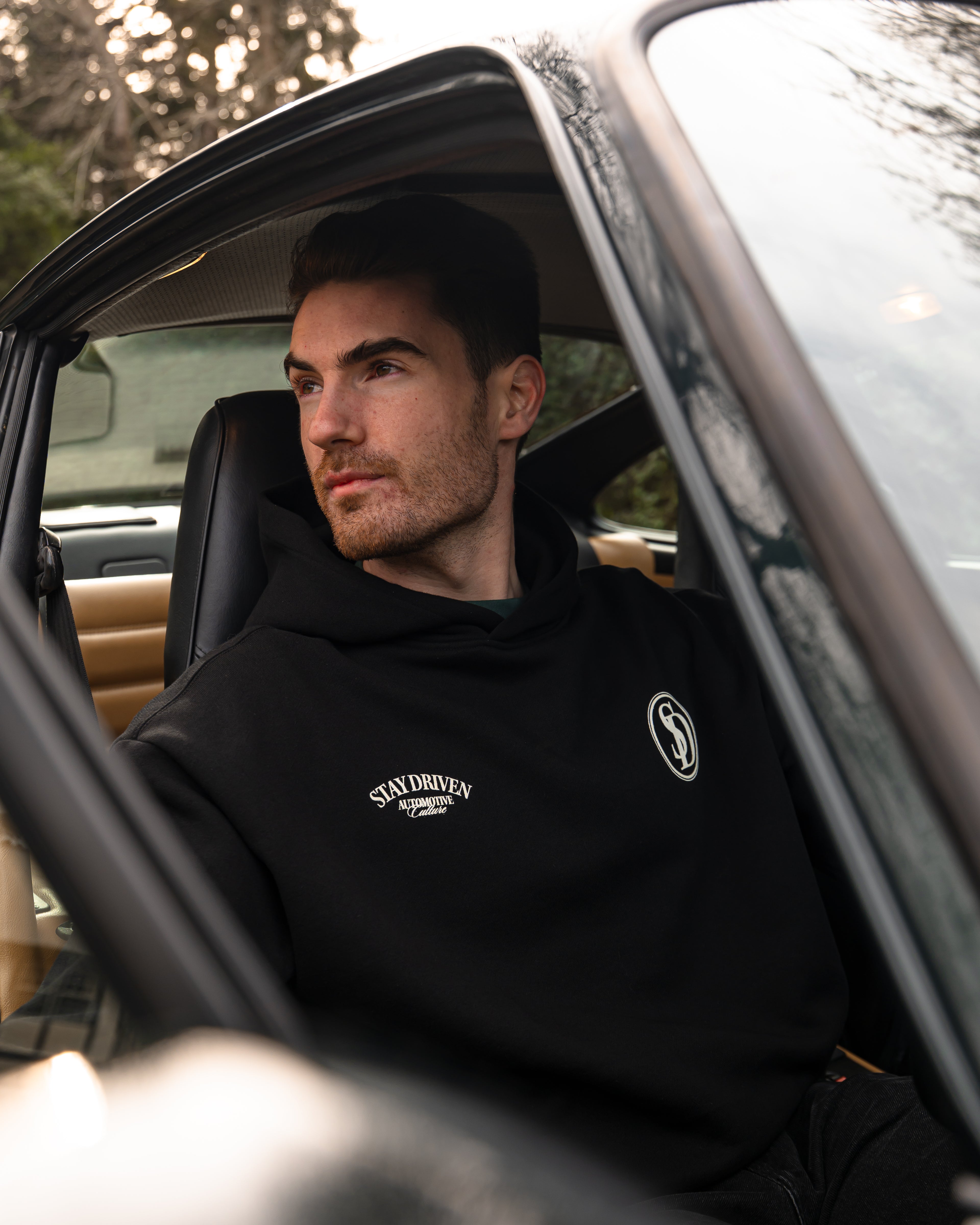 SD Logo Pullover Hoodie | Black