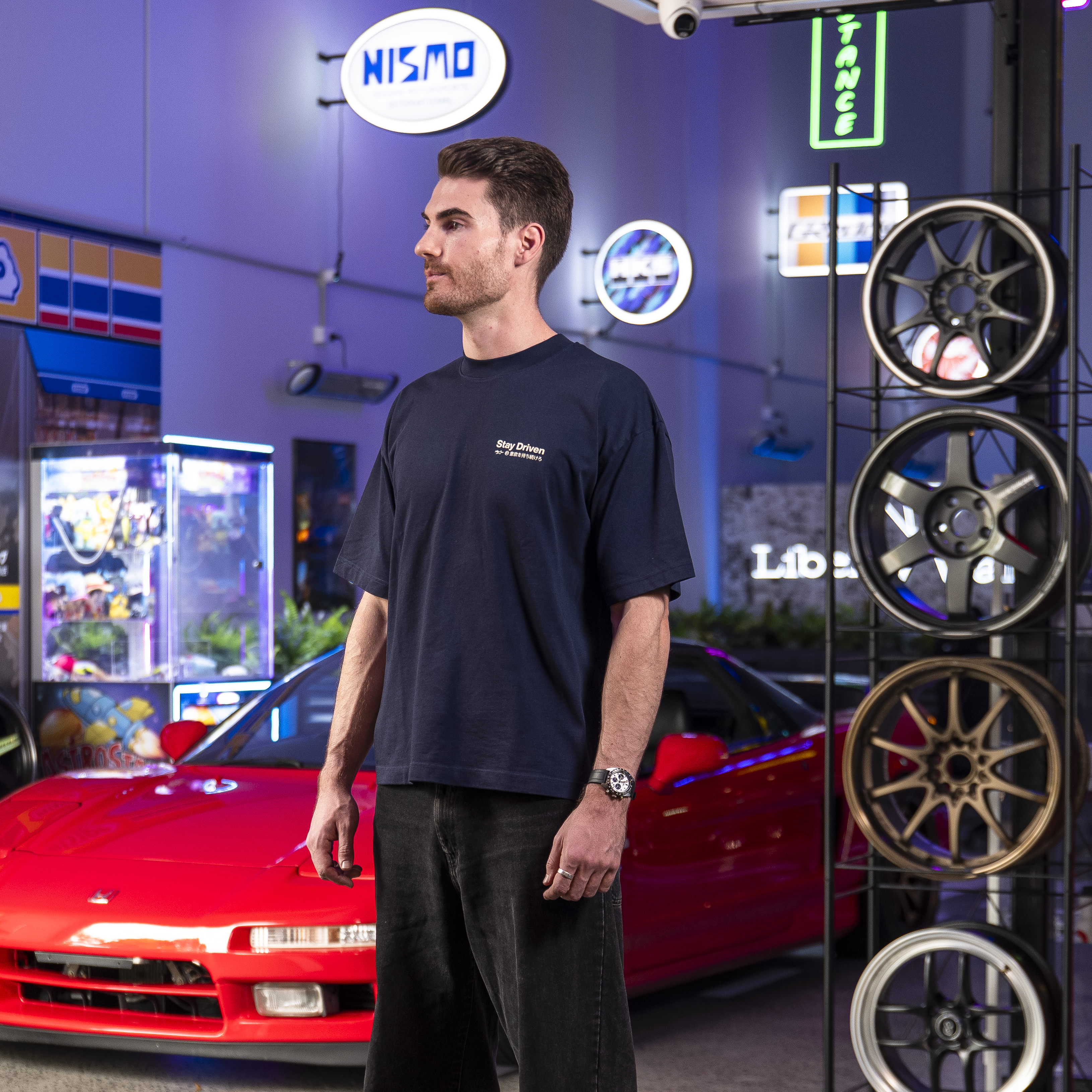 SD Wheel T-Shirt | Navy