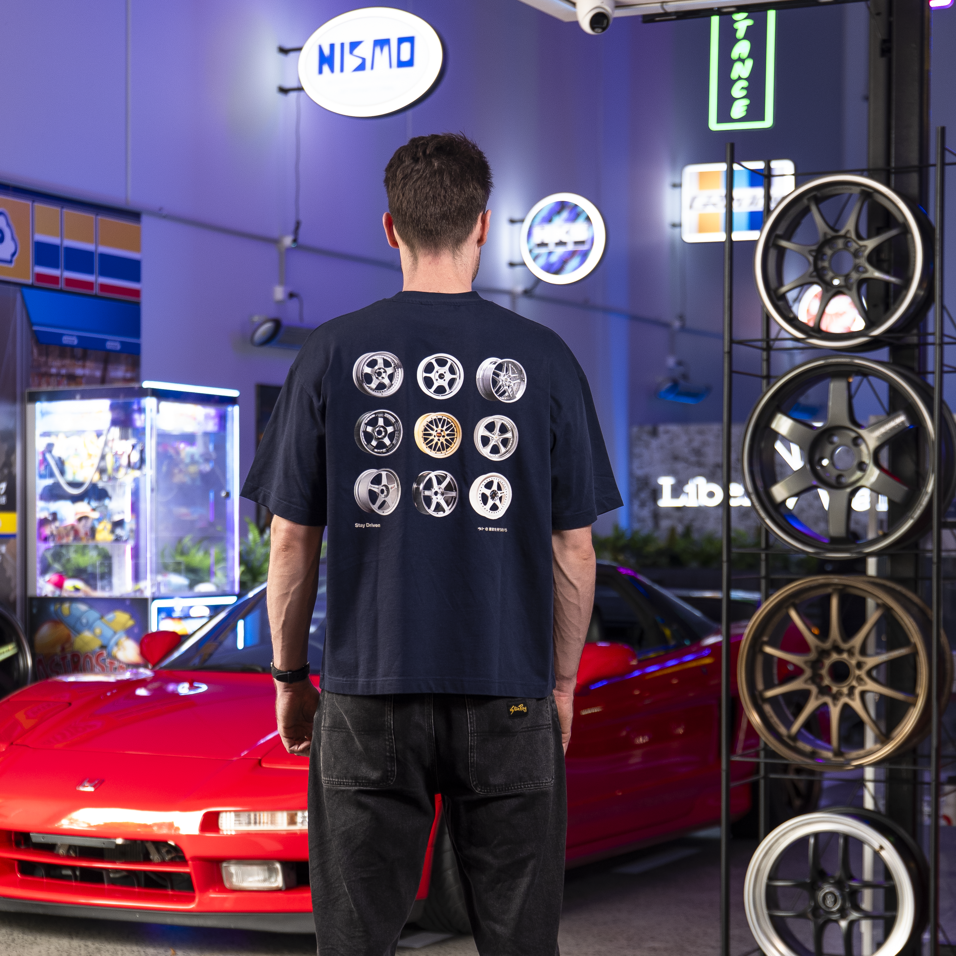 SD Wheel T-Shirt | Navy