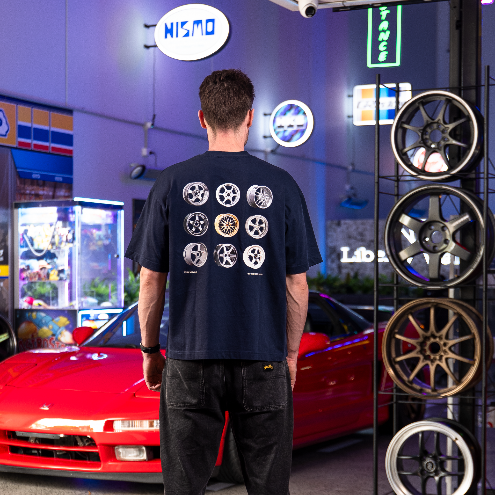 SD Wheel T-Shirt | Navy