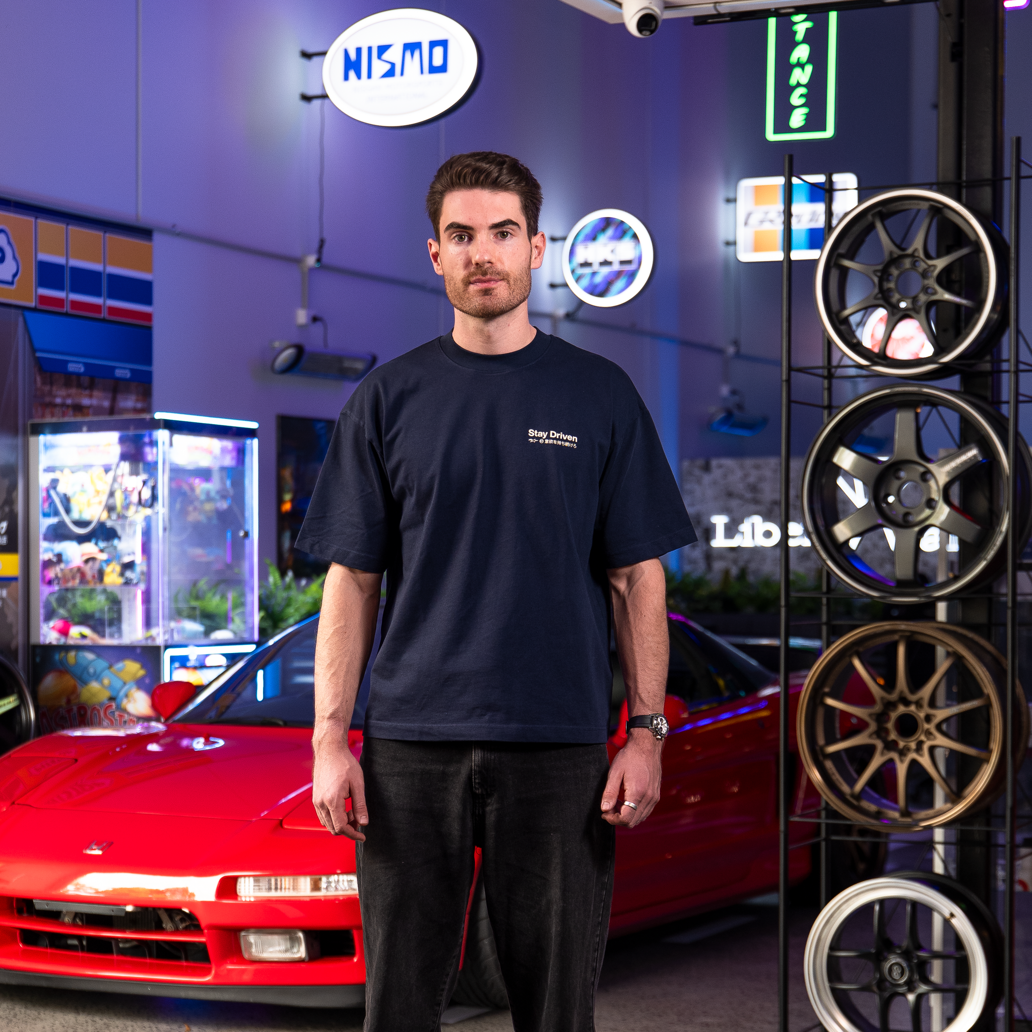 SD Wheel T-Shirt | Navy