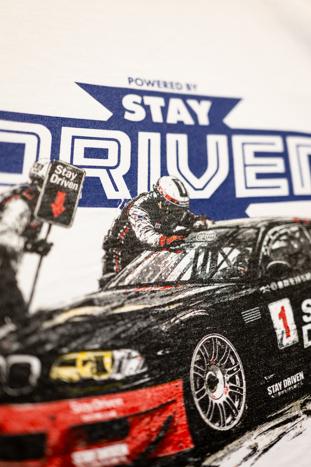 SD Pit Crew Tee | White
