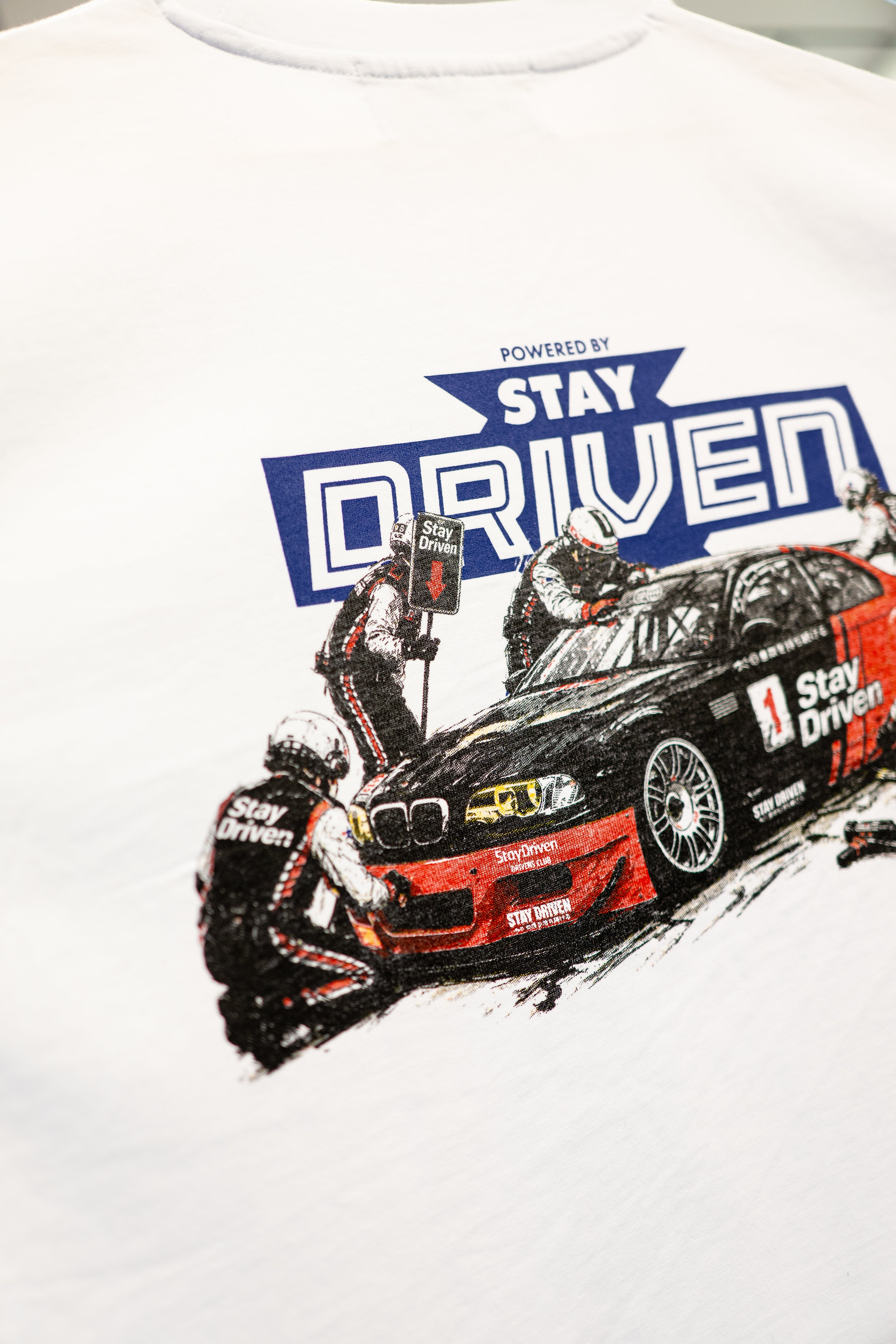 SD Pit Crew Tee | White