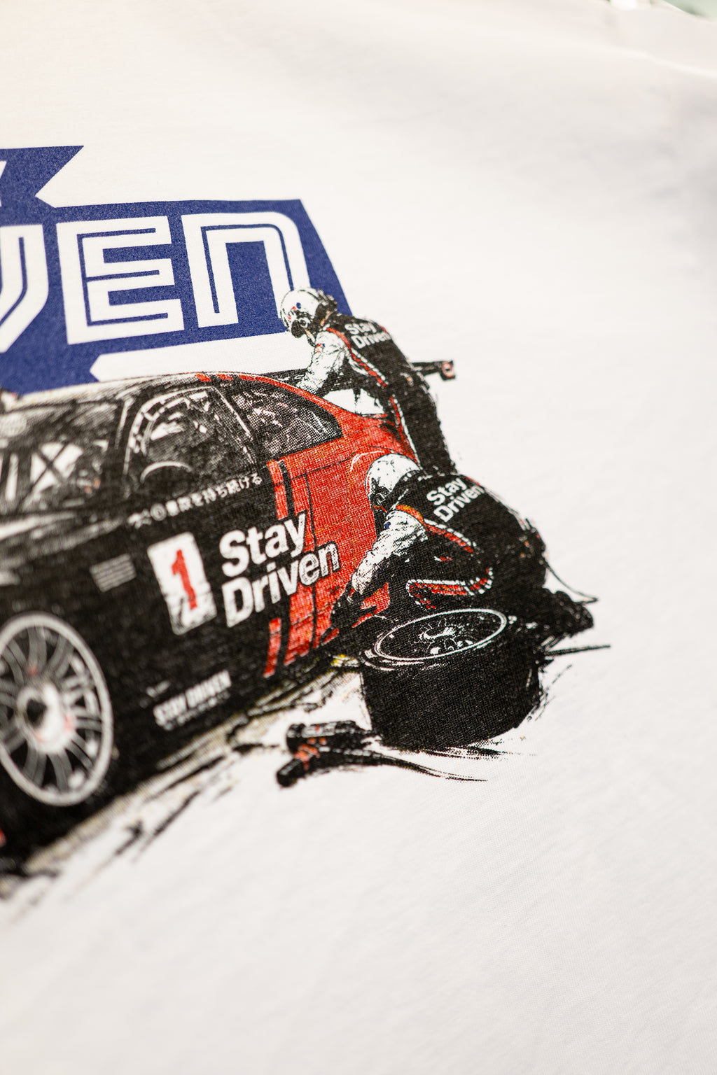 SD Pit Crew Tee | White