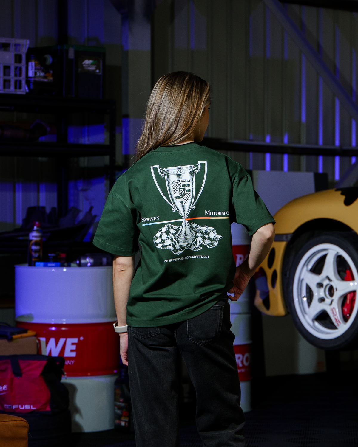 SD Podium Tee | Forest Green