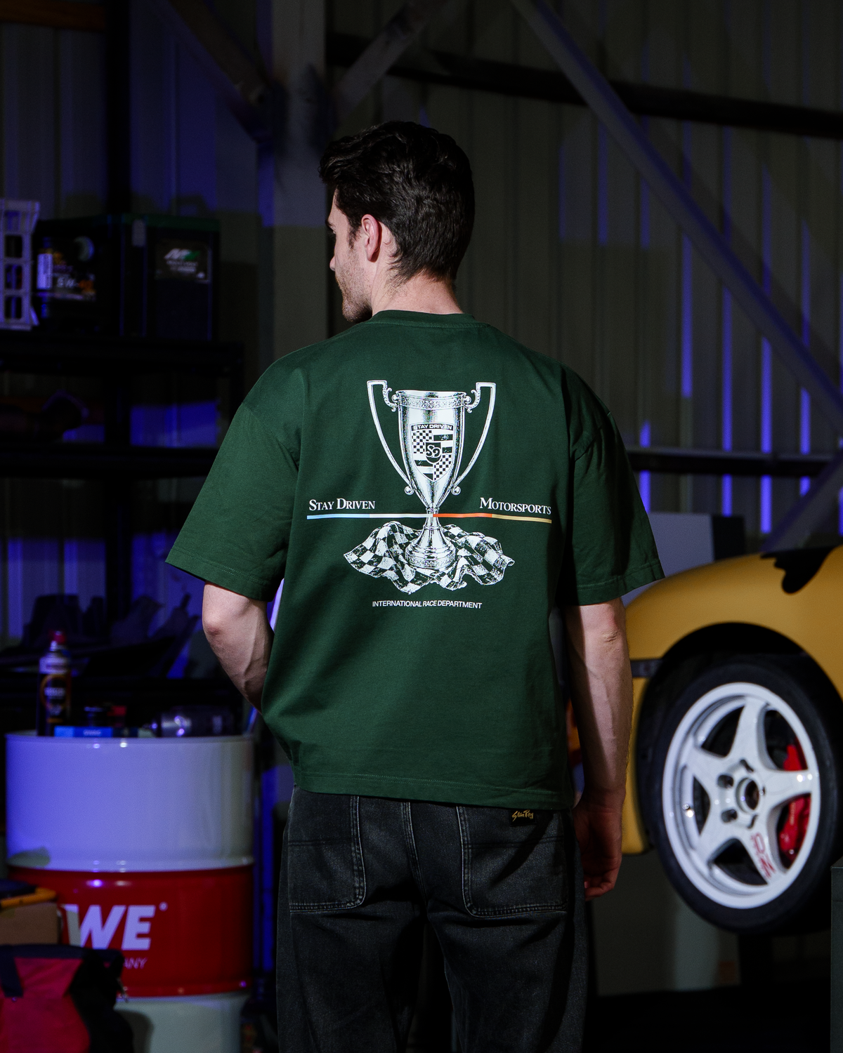 SD Podium Tee | Forest Green