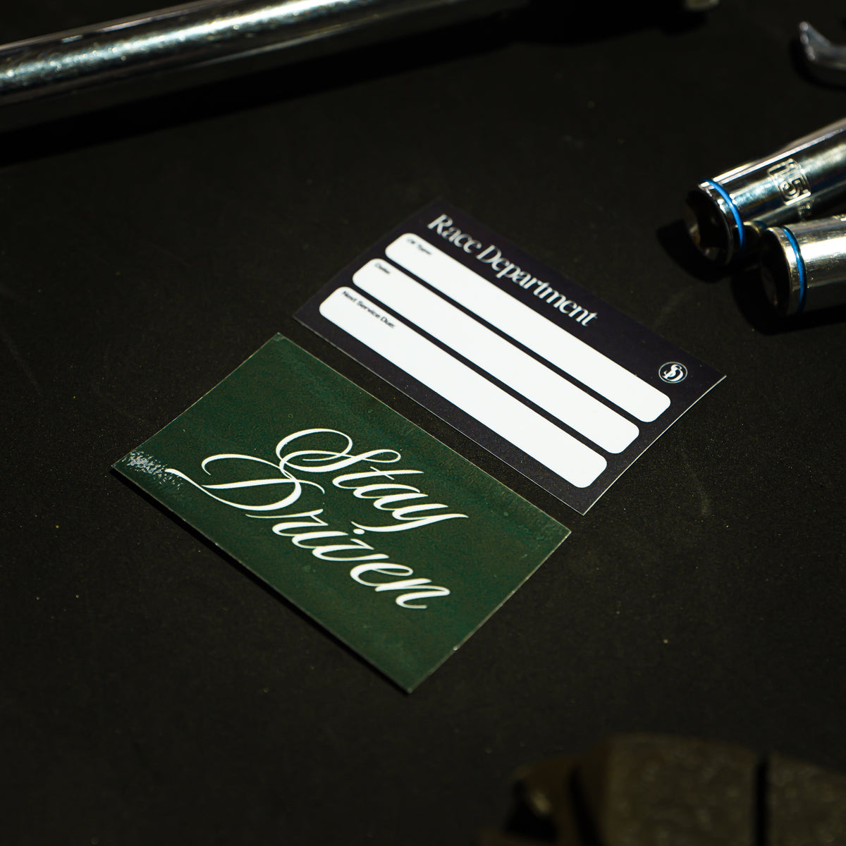 SD Service Sticker - Black/Green