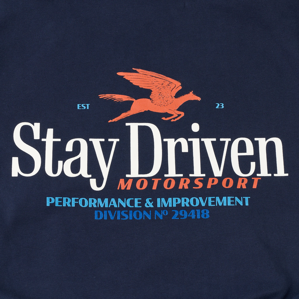 SD DTM Pullover Hoodie | Faded Navy