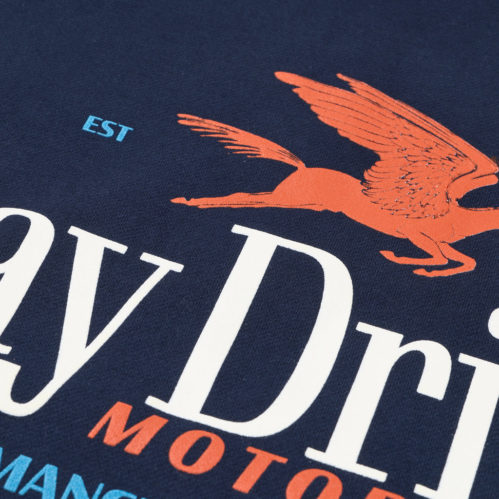 SD DTM Pullover Hoodie | Faded Navy