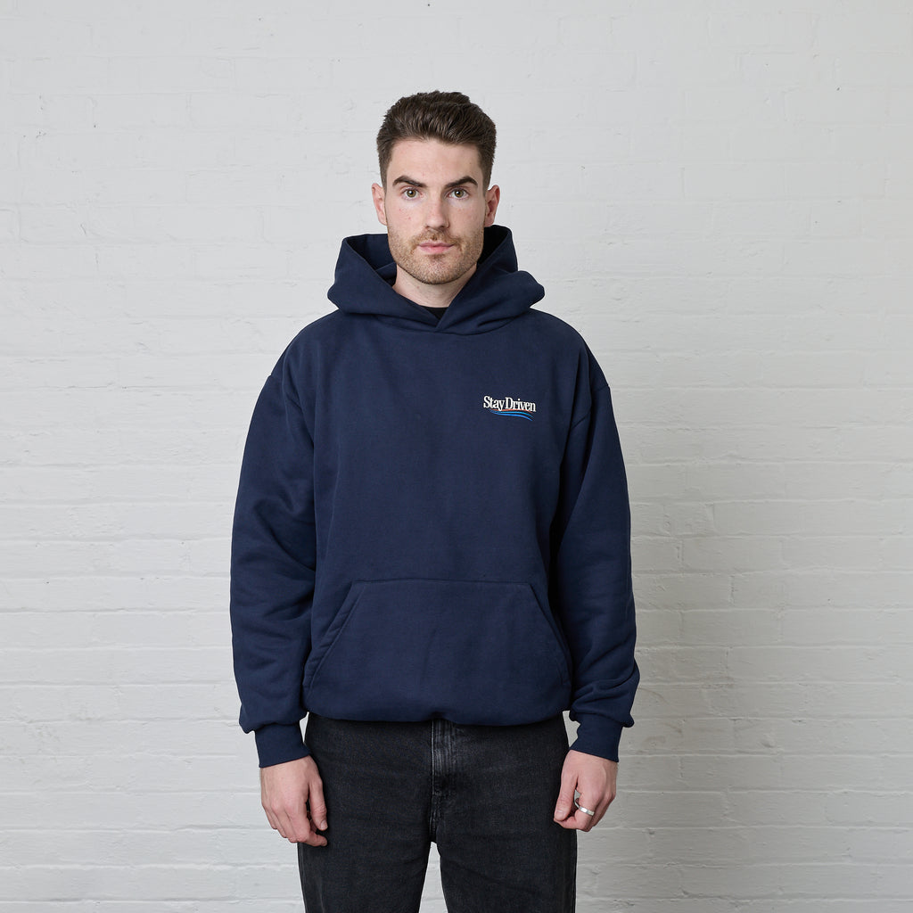 SD DTM Pullover Hoodie | Faded Navy