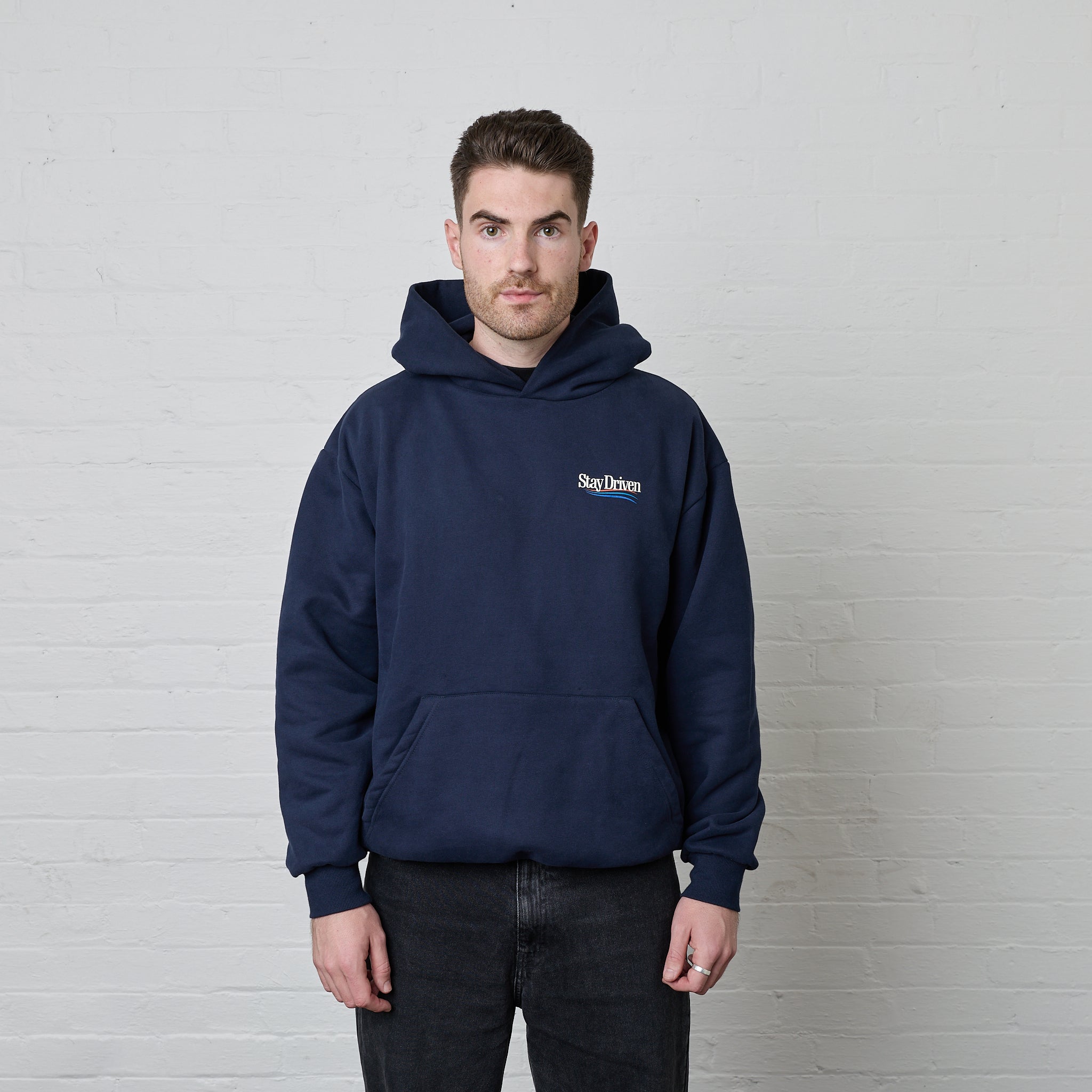 SD DTM Pullover Hoodie | Faded Navy