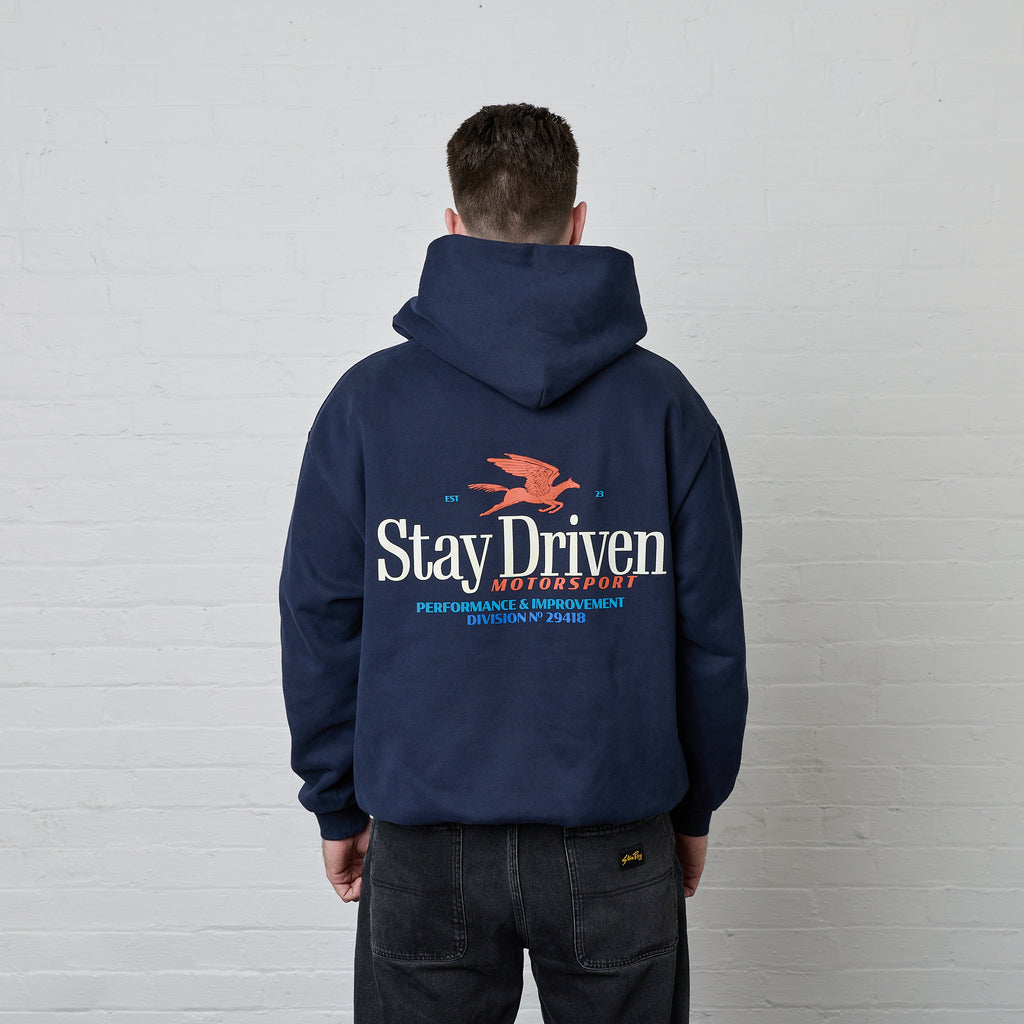SD DTM Pullover Hoodie | Faded Navy