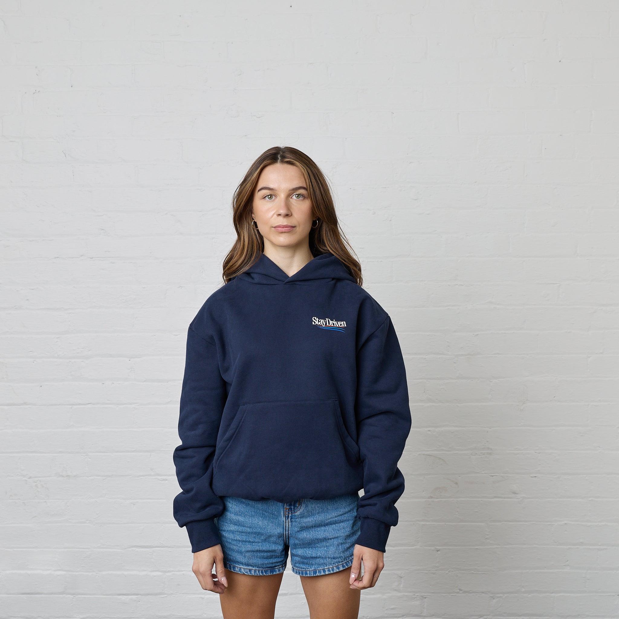 SD DTM Pullover Hoodie | Faded Navy
