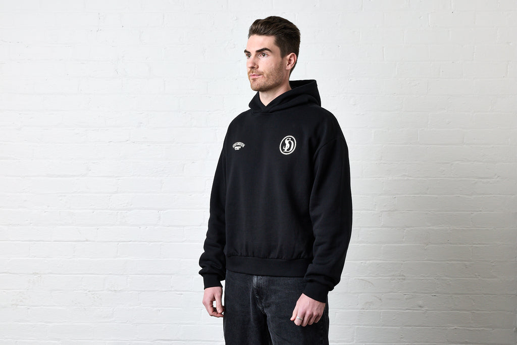 SD Logo Pullover Hoodie | Black