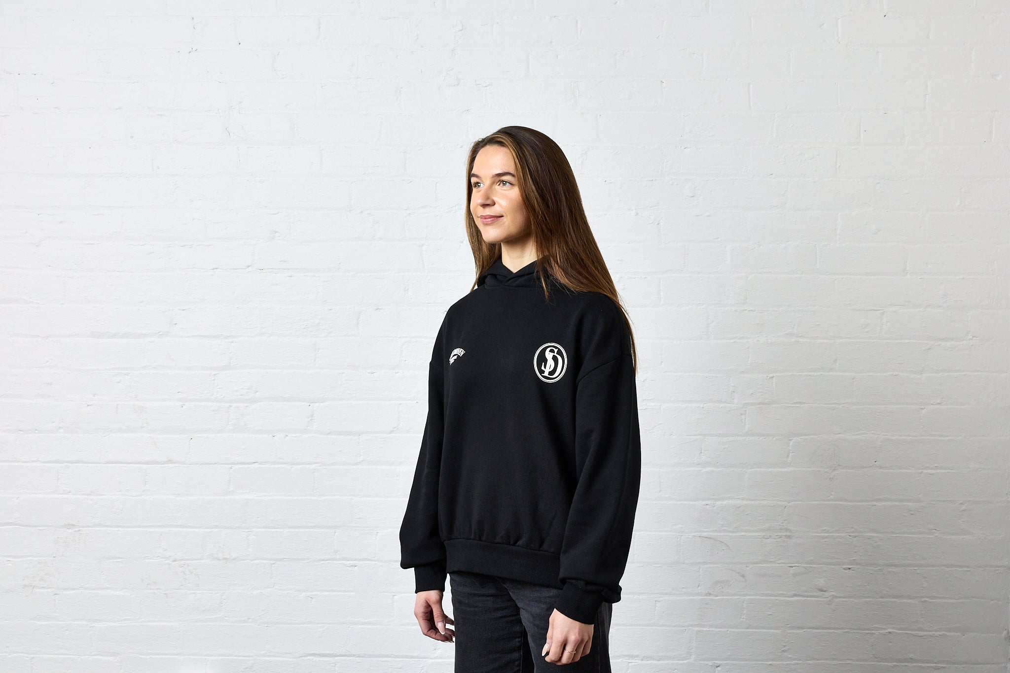 SD Logo Pullover Hoodie | Black