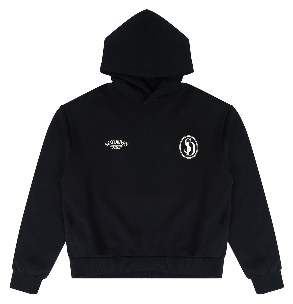 SD Logo Pullover Hoodie | Black